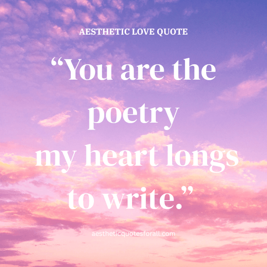 aesthetic love quotes