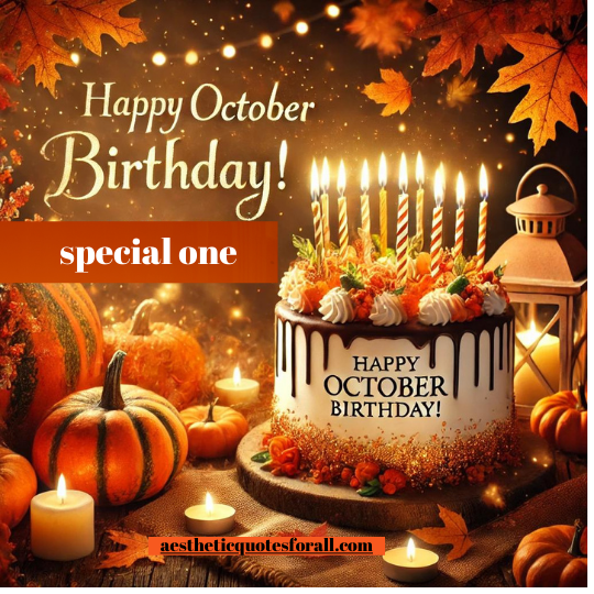 October Birthday Month Quotes