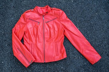 red leather jackets