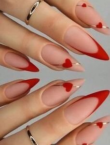 valentines day nails design