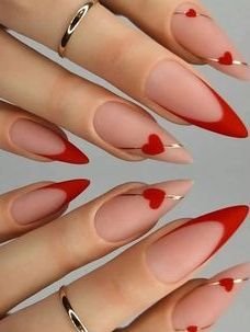 valentines day nails design