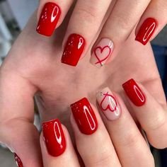 valentines day nails