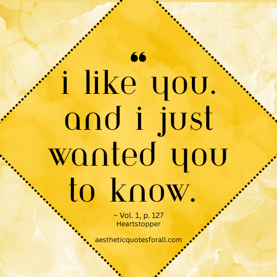 Heartstopper Quotes with Page Numbers