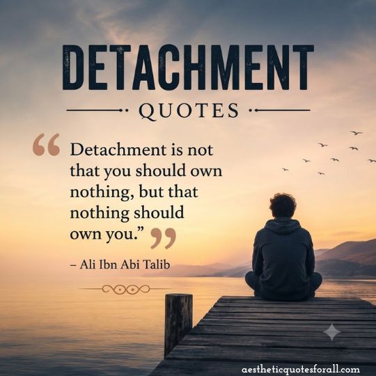 detachement quotes